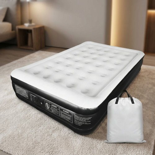 Double air bed with built - double,