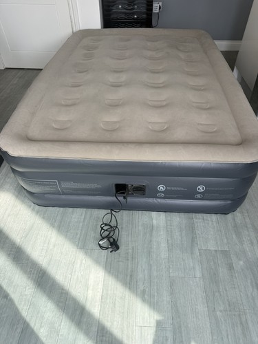 Idoo beige double air bed - idoo,