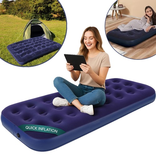Double single flocked camping - single,