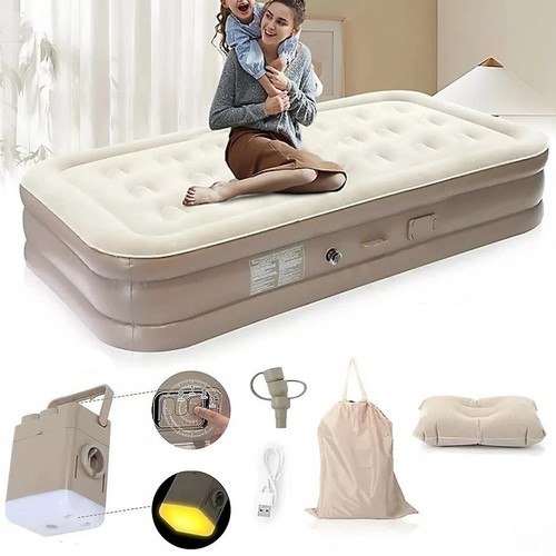 Upgraded air bed inflatable - upgraded,