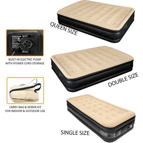 Inflatable high raised air bed - inflatable,