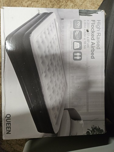Double air bed - double, flock