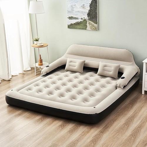 White double air mattress - double,