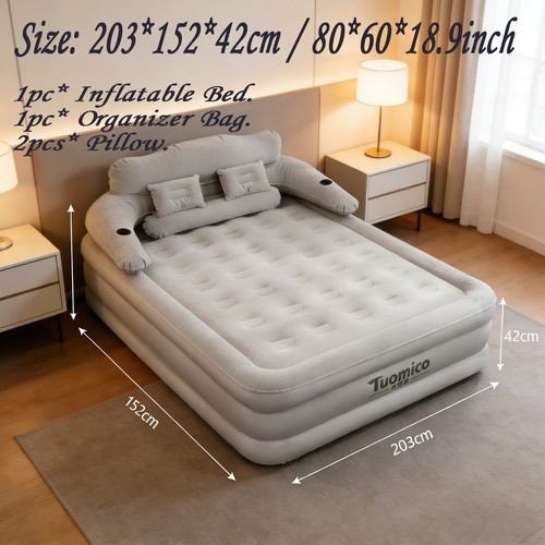 Inflatable high raised double - inflatable,