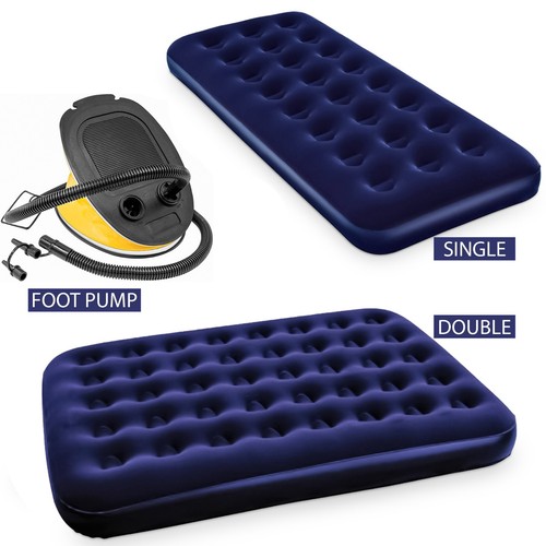 Double single flocked camping - double,