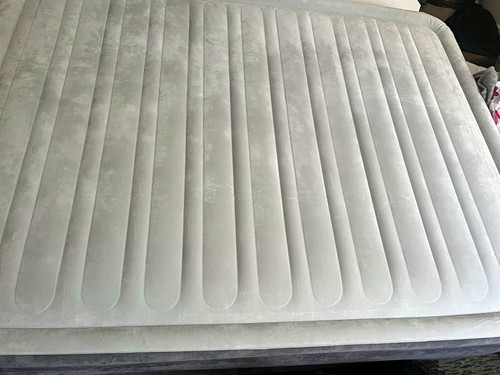 Intex double air bed built - double, built-in