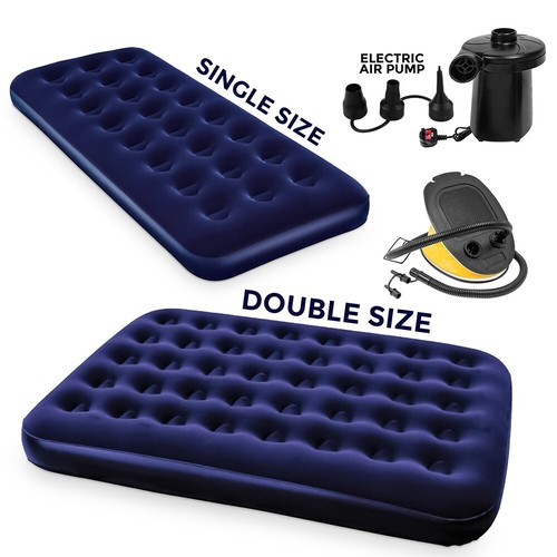 Double single airbed flocked - double,