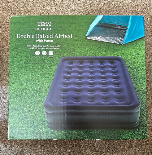 Tesco outdoor double air bed - tesco,