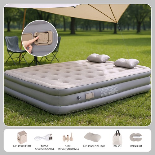 Double single air - bed, blow